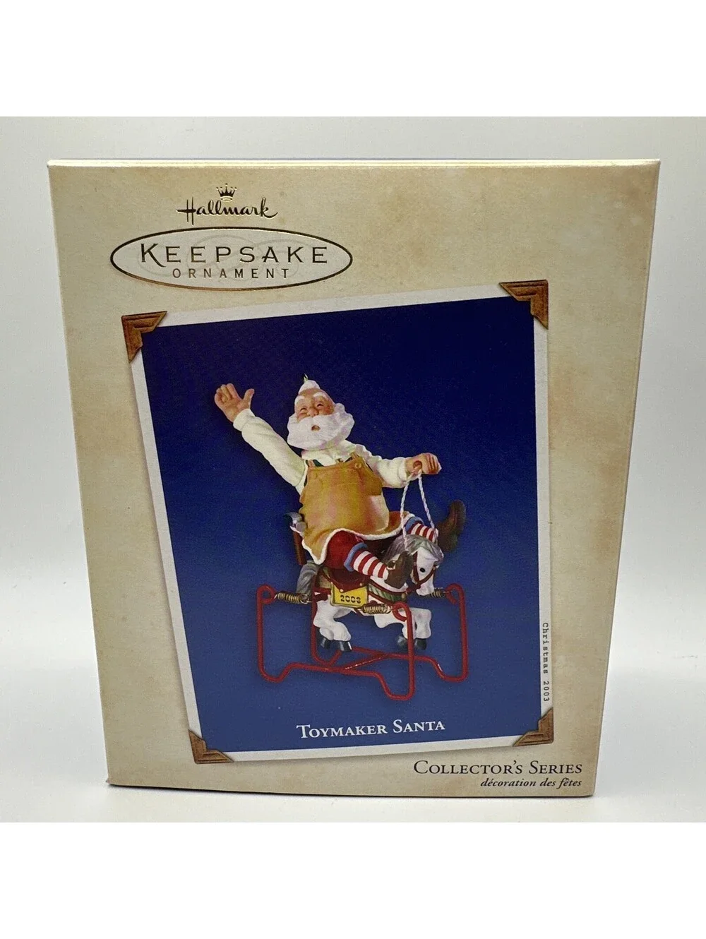 2003 Hallmark Keepsake Ornament – Toymaker Santa (4th in Series)